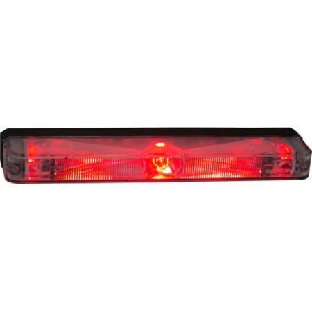 BUYERS PRODUCTS Buyers 5" Red Low Profile Strobe for Narrow Grill Spacing With 3 LED - 8892703